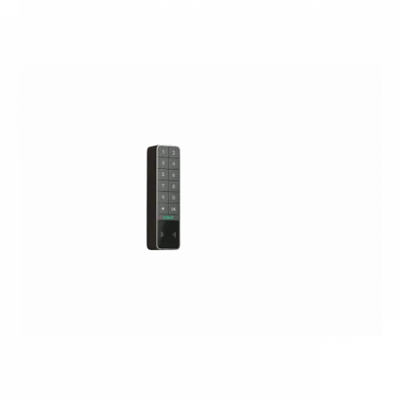 Бездротова зовнішня клавіатура Ajax KeyPad Outdoor Jeweller, графіт