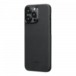 Чохол Pitaka MagEZ Case 4 Twill 600D for iPhone 15 Pro Max Black/Grey