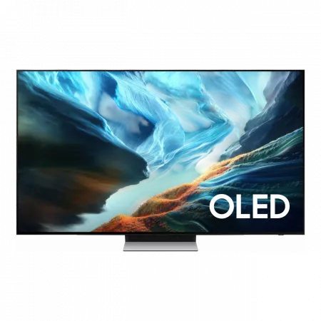 Телевізор 55" Samsung OLED 4K 165Hz VRR (100Hz Native) Smart Tizen Black