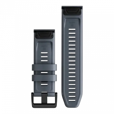 Ремінець QuickFit 26 мм, Granite Blue синьо-сірий силіконовий