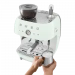 Кавомашина еспресо з кавомолкою Smeg (Green)