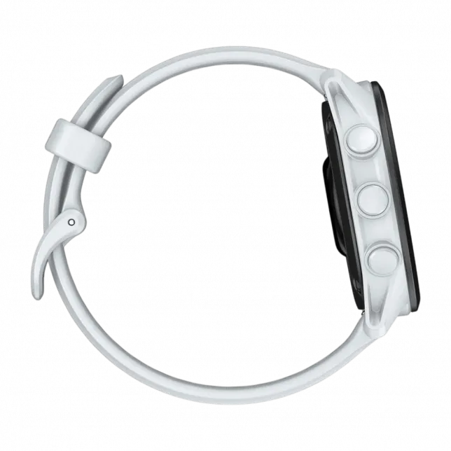 Смарт-годинник Garmin Forerunner 70 Whitestone з білим силіконовим ремінцем