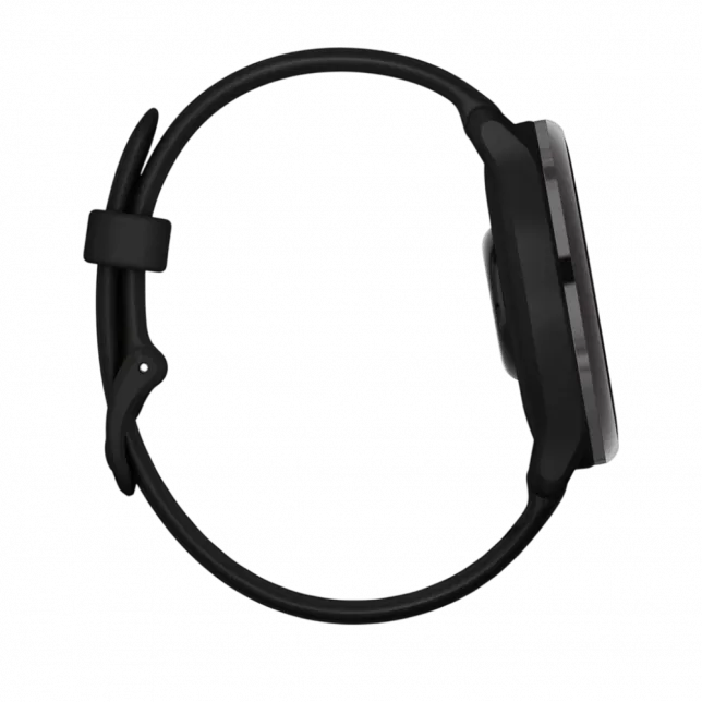 Смарт-годинник Garmin Vivoactive 6 Slate з Black чорним силіконовим ремінцем