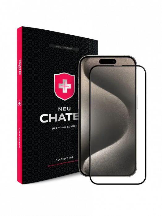 Захисне скло NEU Chatel Corning Gorilla Glass with Mesh для iPhone 15 Pro