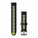 Ремінець Quick Release 18 мм, Black/Amp Yellow чорний/жовтий, Slate застібка, силіконовий