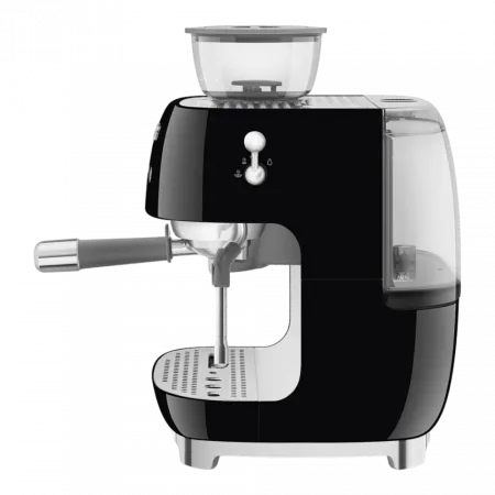 Кавомашина еспресо з кавомолкою Smeg (Black)