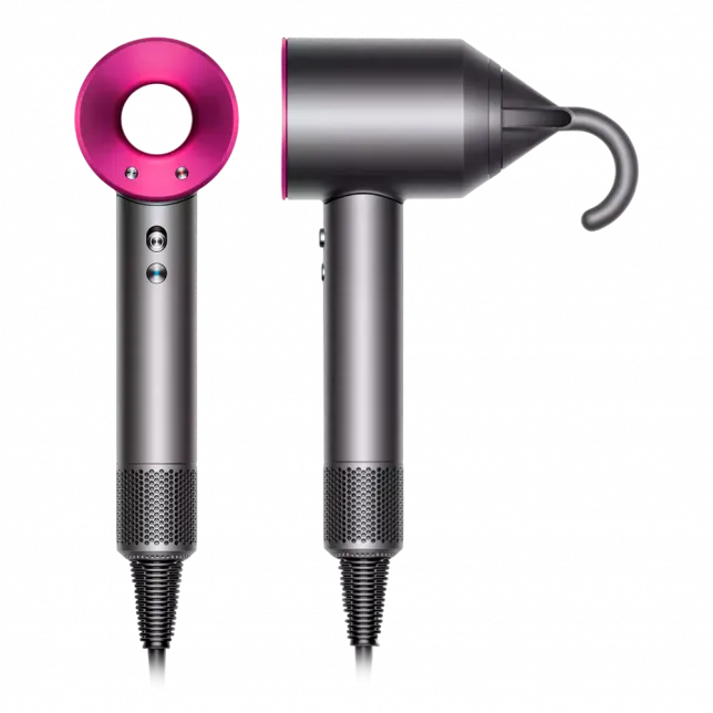 Фен для волосся Dyson Supersonic HD07 (Nickel/Fuchsia)
