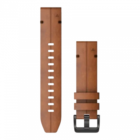 Ремінець QuickFit 22 мм, Chestnut коричневий шкіряний