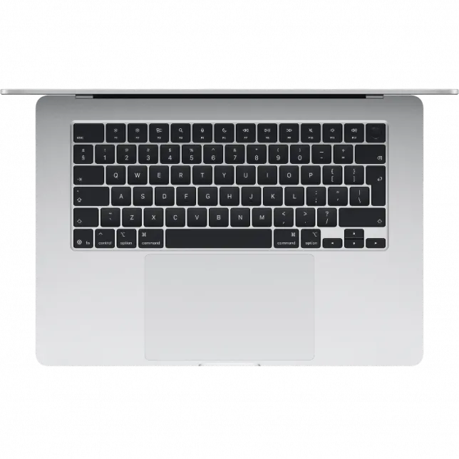 MacBook Air 15 Retina, Silver, 2TB, 10 CPU / 10 GPU, 32GB RAM with Apple M4 (2025) (Z1DB000G8)