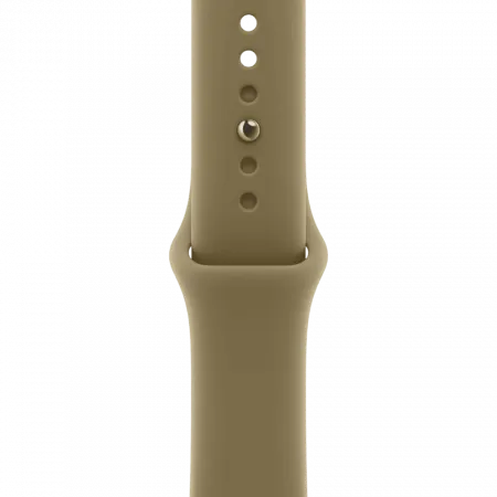 Apple Watch Series 12 GPS 46mm Dark Bronze Aluminum Case with Olive Sport Band S/M (MJEQ4)