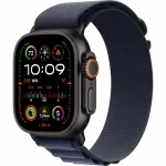 б/у Apple Watch Ultra 2 GPS + LTE 49mm Black Titanium Case with Navy Alpine Loop - Medium
