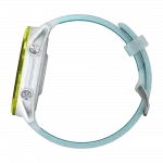 Смарт-годинник Garmin Forerunner 570 47мм Amp Yellow Aluminum з Translucent Whitestone/Turquoise блакитним силіконовим ремінцем