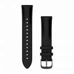 Ремінець Quick Release 20 мм, Black чорний, Slate застібка, шкіра артикул