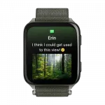 Смарт-годинник Garmin Venu X1 Moss хакі з титановим корпусом та Moss хакі нейлоновим ремінцем ComfortFit