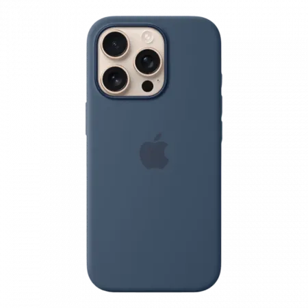 Чохол Apple Silicone Case with Magsafe для iPhone 16 Pro Max (Denim)
