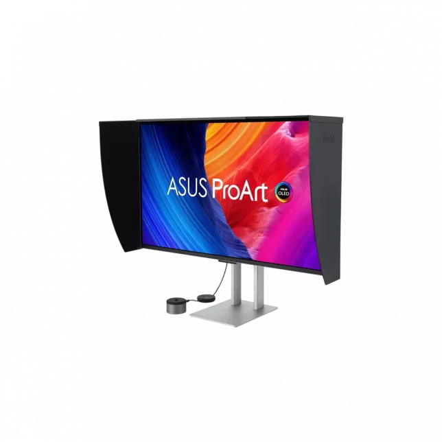 Монітор Asus 31.5" ProArt OLED PA32UCDMR-K HDMI, DP, USB-C, 2xThunderbolt, USB, MM, QD-OLED, 3840x2160, 240Hz, 0.1ms, DCI-P3 99%, Pivot, HDR400