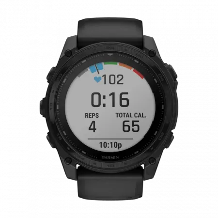 Смарт-годинник Garmin Tactix 8 51 мм Solar, Elite З сонячною підзарядкою та балістичним калькулятором Applied Ballistics Elite
