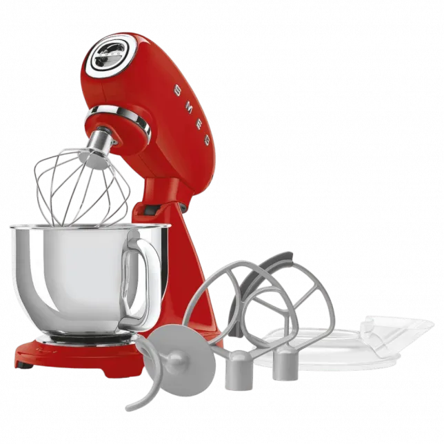 Планетарний міксер Smeg 1000 Вт (Red)