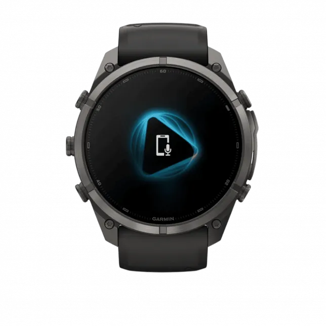 Смарт-годинник Garmin Fenix 9 Pro - inReach, 51мм Carbon Gray DLC Titanium з Black/Pebble Grey чорним/темно-сірим силіконовим ремінцем