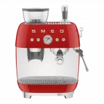 Кавомашина еспресо з кавомолкою Smeg (Red)