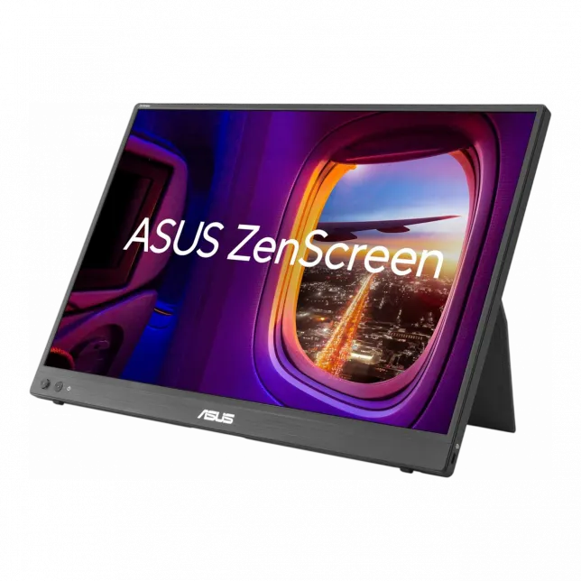 Монітор портативний Asus 16" ZenScreen MB16NCG mHDMI, 2xUSB-C, Audio, IPS, 2560x1600, 16:10, 155Hz, sRGB 100%, FreeSync, HDR10, Cover