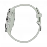 Смарт-годинник Garmin Venu 3S Silver Stainless Steel Bezel з Sage Gray сіро-зеленим корпусом та силіконовим ремінцем