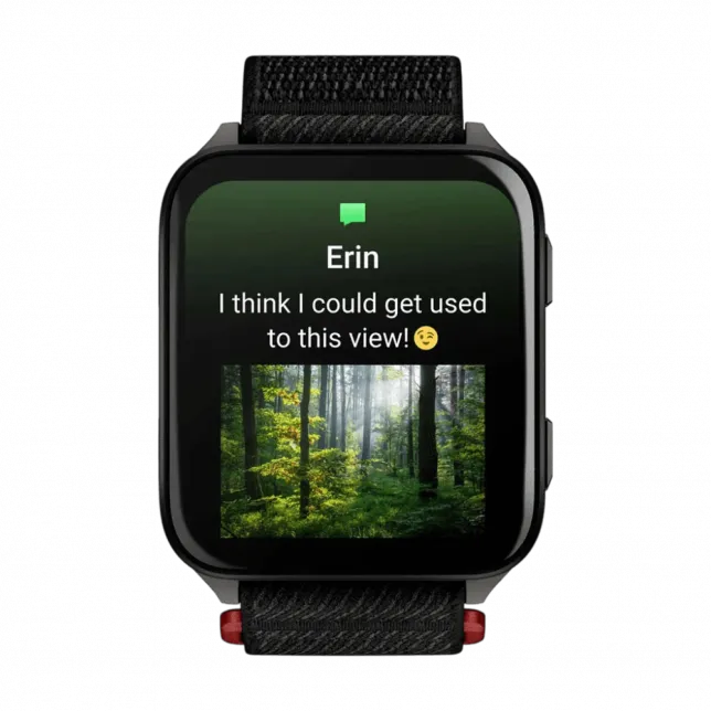 Смарт-годинник Garmin Venu X1 Black з титановим Slate корпусом та чорним нейлоновим ремінцем ComfortFit