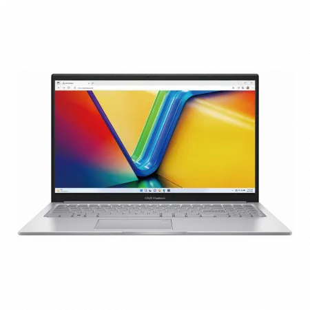 Ноутбук ASUS Vivobook 15 X1504MA-BQ133 15.6" FHD IPS, Intel 7 350U, 16GB, F1TB, UMA, NoOS, Сріблястий