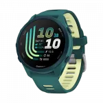 Смарт-годинник Garmin Forerunner 170 Music Teal Green зелений з Teal Green/Citron Band зеленим/жовтим силіконовим ремінцем