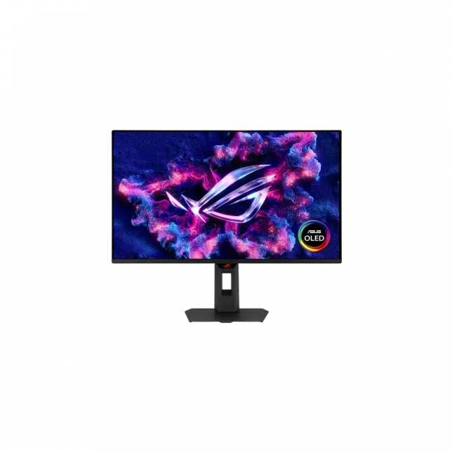 Монітор Asus 26.5" ROG Strix XG27UQDMS 2xHDMI, DP, 2xUSB, QD-OLED, 3840x2160, 240Hz, 0.03ms, DCI-P3 99%, G-SYNC, FreeSync, Pivot, HDR400