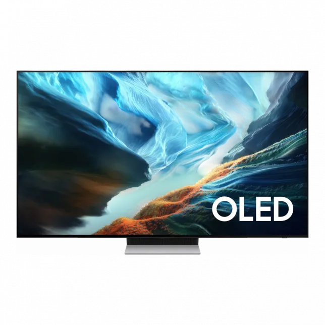Телевізор 55" Samsung OLED 4K 165Hz VRR (100Hz Native) Smart Tizen Black