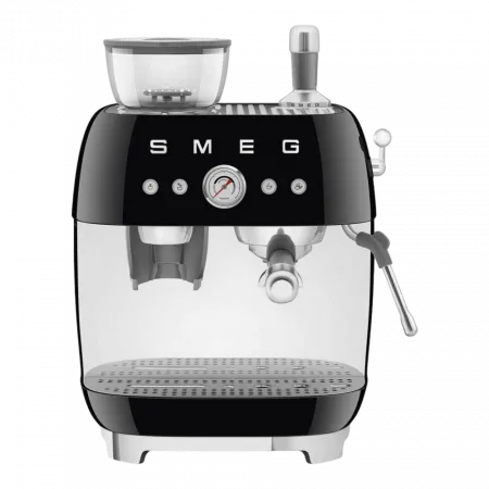 Кавомашина еспресо з кавомолкою Smeg (Black)
