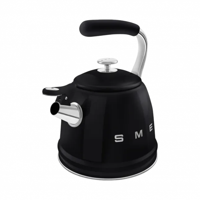 Чайник зі свистком Smeg (Black)