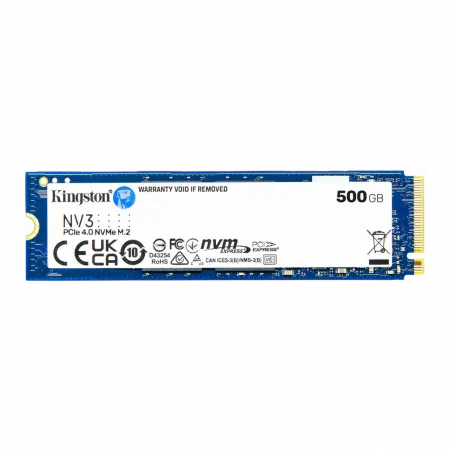 Накопичувач SSD Kingston M.2  500GB PCIe 4.0 NV3