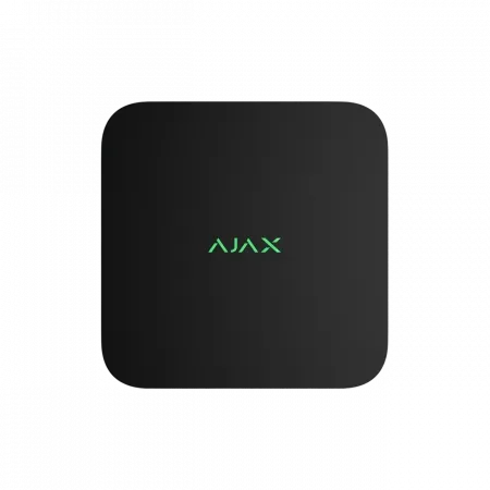 Мережевий відеореєстратор Ajax NVR DC black, 8 каналів, 12V, чорний