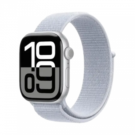 б/у Apple Watch Series 10 GPS 42mm Silver Aluminum Case with Blue Cloud Sport Loop