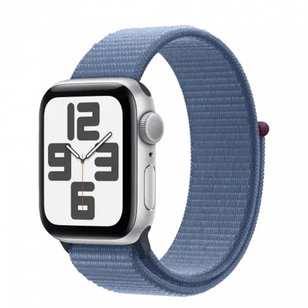 б/у Apple Watch SE 2 GPS 40mm Silver Aluminum Case with Winter Blue Sport Loop