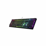 Клавіатура механічна Razer BlackWidow V4 X 110key, Green Switch, USB-A, EN/RU, RGB, чорний