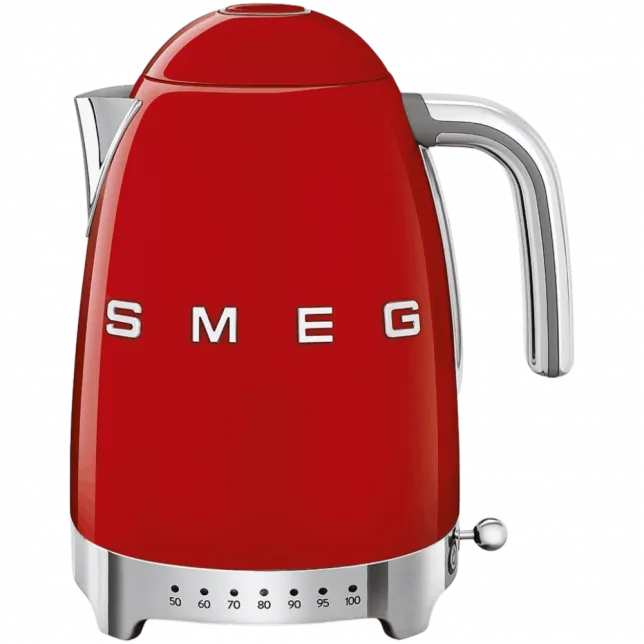 Чайник електричний з регулятором температури Smeg (Red)
