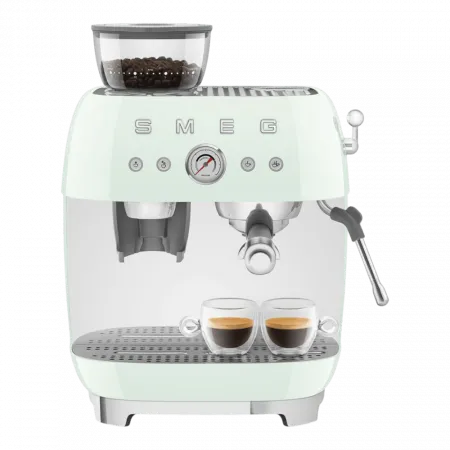 Кавомашина еспресо з кавомолкою Smeg (Green)