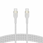 Кабель Belkin BRAIDED SILICONE USB-С-USB-С PVC 1m White