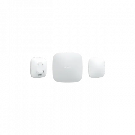 Інтелектуальна охоронна централь Ajax Hub 2 Plus, gsm, ethernet, wi-fi, jeweller, бездротова, білий