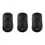 Миша HyperX Pulsefire SAGA PRO, RGB, USB-A/WL/BT, чорний