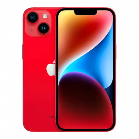 б/у Apple iPhone 14 128GB (Red) (e-Sim) (Хороший стан)