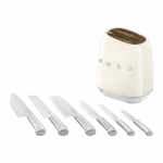 Комплект ножів Smeg (Cream)