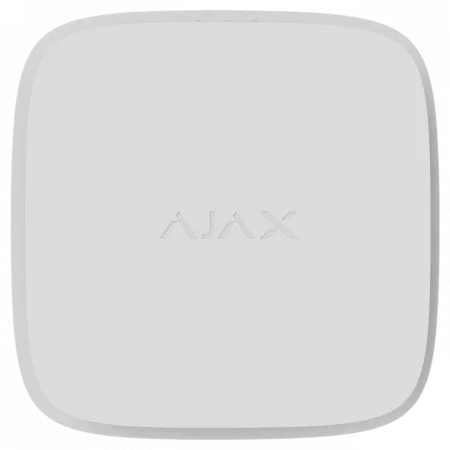 Датчик диму та температури Ajax FireProtect 2 RB Heat Smoke Jeweler, змінна батарея, бездротовий, білий