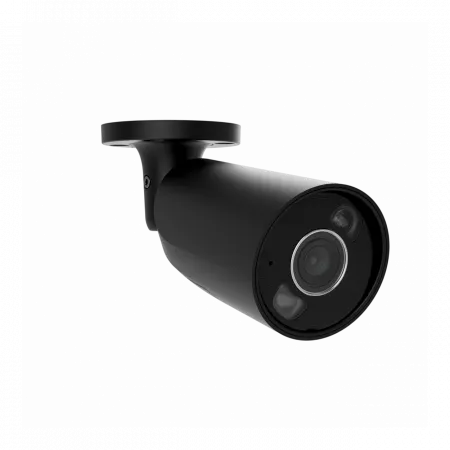 IP-Камера дротова Ajax BulletCam HL black, 5мп, 2.8мм, гібридне підсвічування IR 50м, білий Led 50м, Poe, True WDR, IP 65,  аудіо, кут огляду 100° до 110°, вулична, чорна