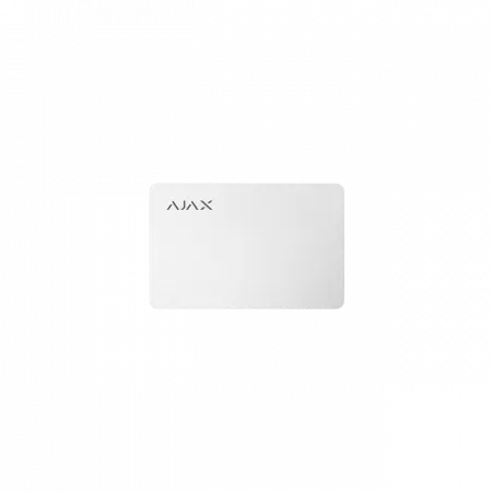 Картка Ajax Pass 1шт, Jeweller, безконтактна, білий