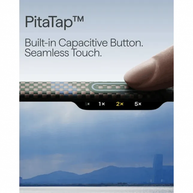 Чохол Pitaka Edge Ultra-Slim Breath of Veins для iPhone 17 Pro Dive Green