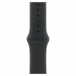 Apple Watch Series 11 GPS + LTE, 46mm Space Gray Aluminum Case with Black Sport Band - M/L